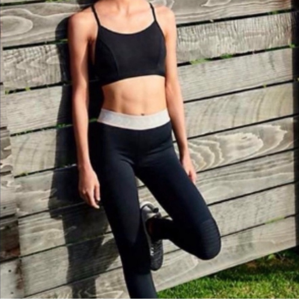 Free People Movement Olympia black leggings, small.